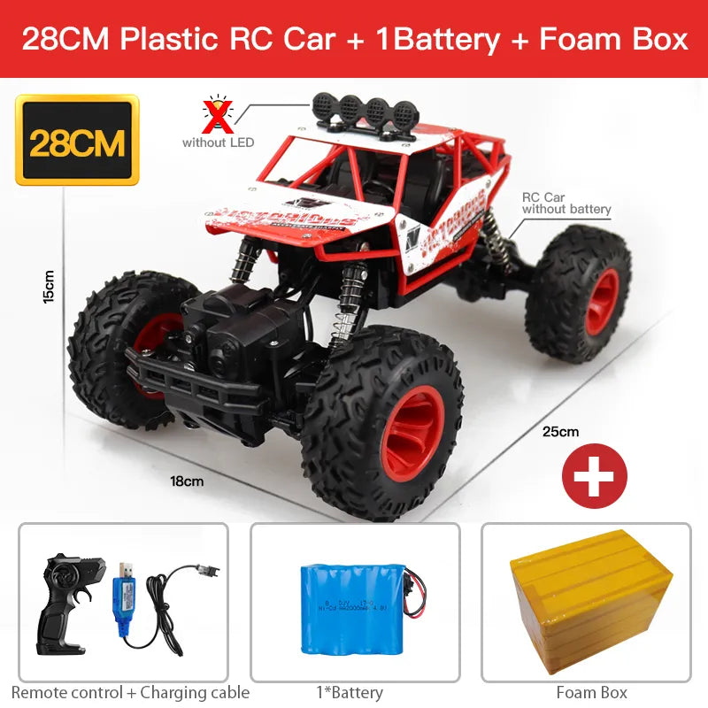 ZWN 1:16 4WD RC Car Led Lights Radio