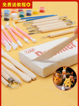 Air Dry Clay and Sculpturing Tools Modeling Clay