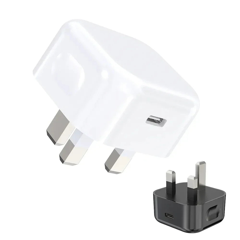 PD 20W UK Plug Fast Charger Usb C