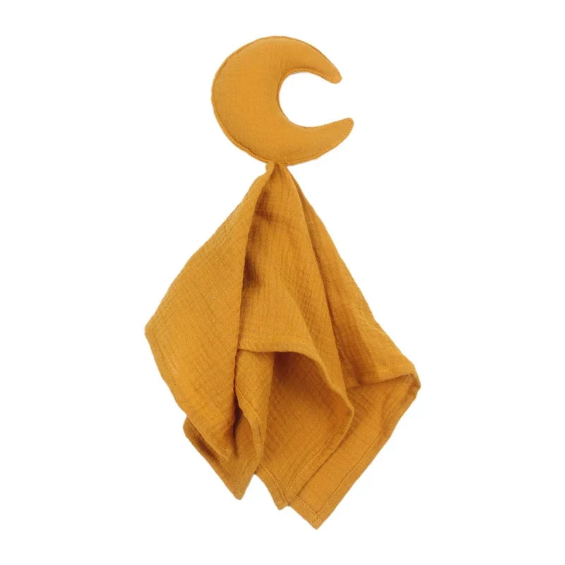 Pure Cotton Muslin Baby Bib Cute Goose Sleeping