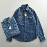 Heavy Duty Denim Shirt for Boys with Loose