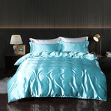 Luxury Gold Mulberry Silk Bedding Set Comforter Quilt