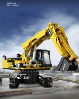 686PCS Bricks Model RC Excavator Building Blocks Set