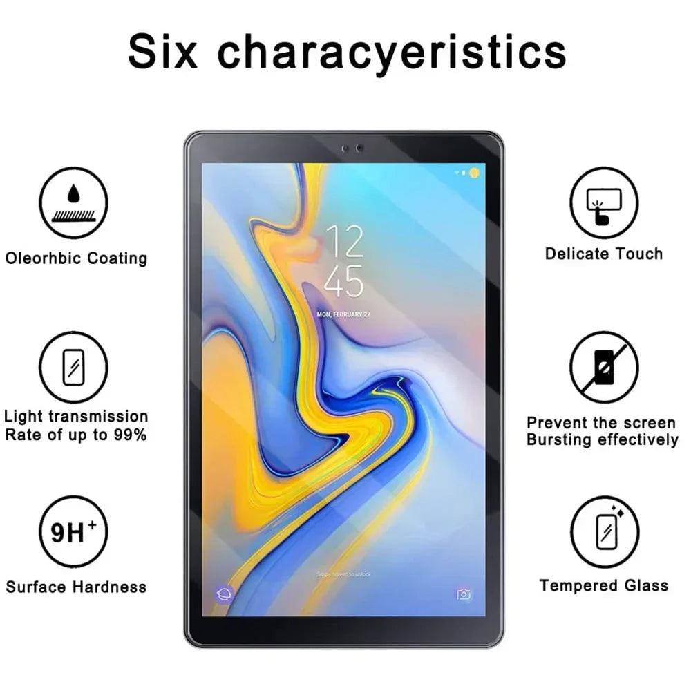 (3 Pack) Tempered Glass For Samsung Galaxy Tab