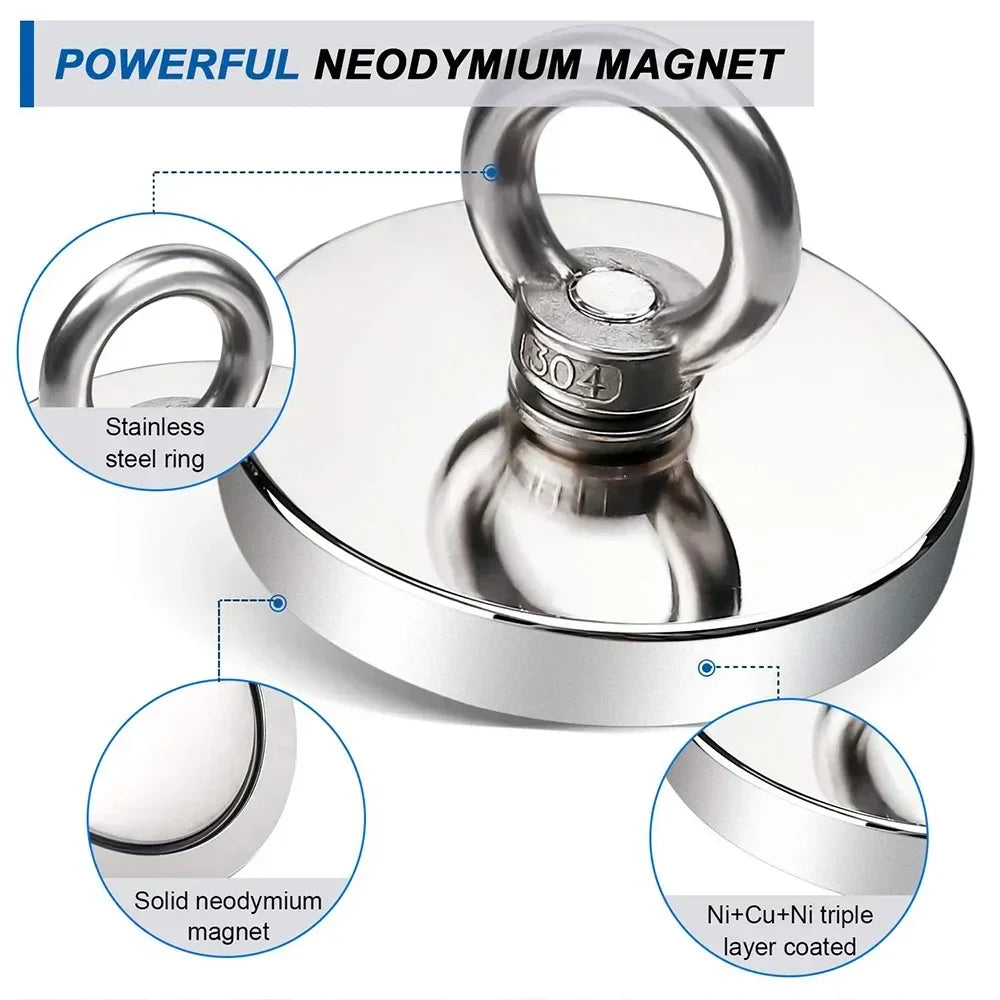 Super Strong Magnets Set Neodymium Magnet Hook Kit