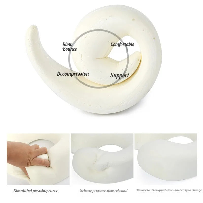 Travel Car Neck Memory Foam Pillow U-shaped Portable
