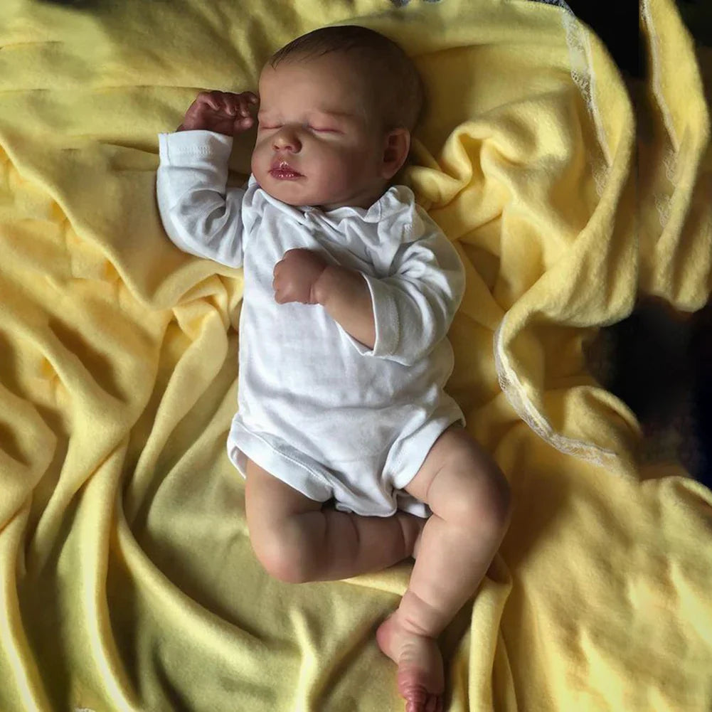 50CM Realistic Finished Bebe Reborn Silicone Vinyl Cloth
