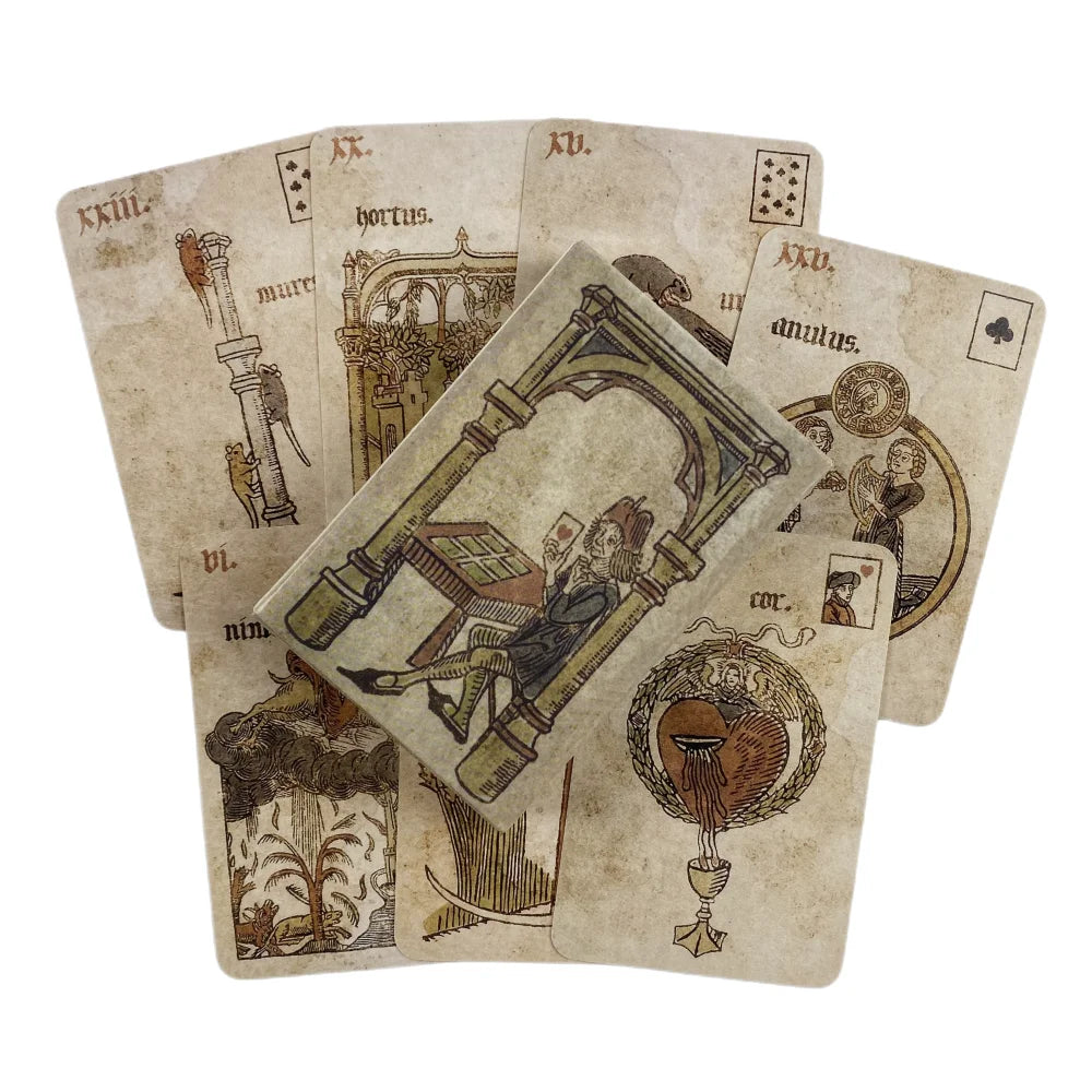 Mystical Lenormand Oracle Cards Tarot Divination Deck English