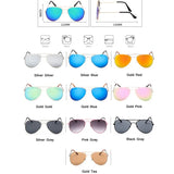 HKNA Lovely Oval Sunglasses for Girls/Boys 2022 Colorful