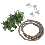 Jungle Vines Artificial Ivy Leaf Pet Habitat Decor