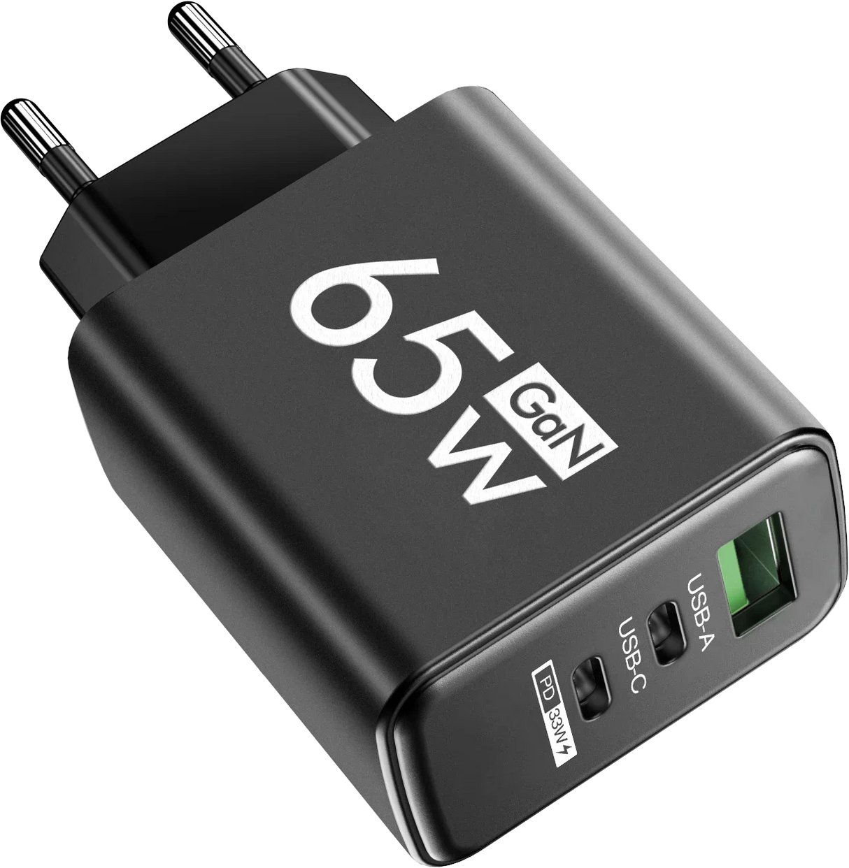 65W 3 Ports GaN USB PD Charger Fast