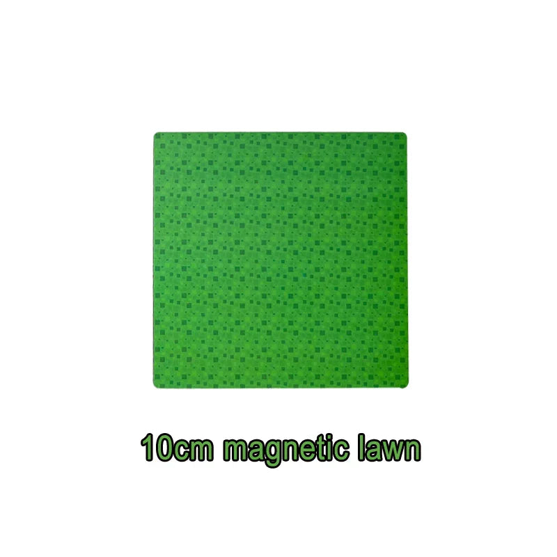 Soft Magnetic Bottom Lawn Building Block Plate Creative