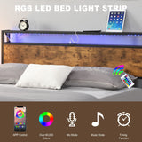 Queen/Full Size Industrial Bed Frame Noise Free with