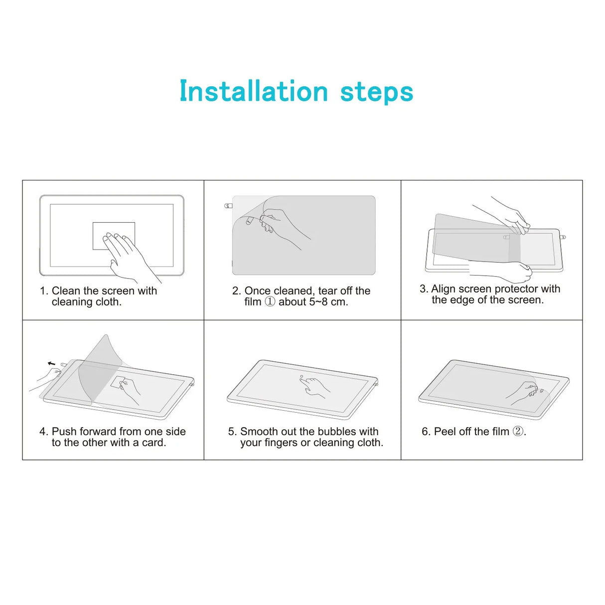 HUION Kamvas 22 Anti-Glare Film 21.5 Inch Display