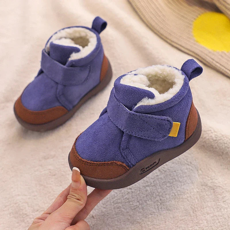Winter Toddler Kids Girls Snow Boots Plush Warm