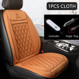 12V Heated Car Seat Cushion Cloth/Flannel Car Seat