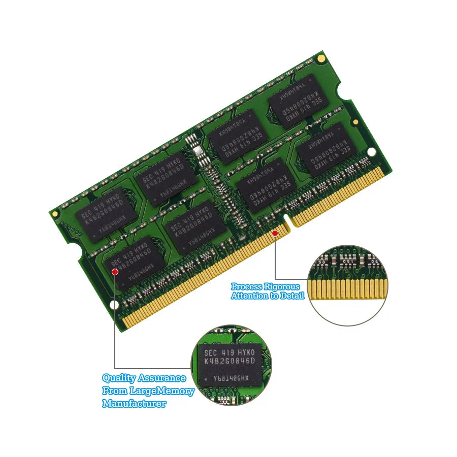Kingston 2pcs Laptop Ram DDR3L DDR3 8GB 4GB