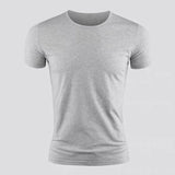 Men's Basic T-shirt Solid Color Short Sleeve Tee