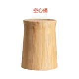 Creative Solid Wood Stool Log Pouf Sitting Stool