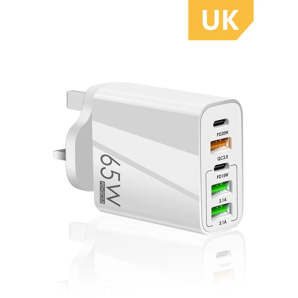 USB C Charger Fast Charging 65W Type C