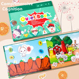 Montessori Quiet Book Repeated Paste Reading Children Toy