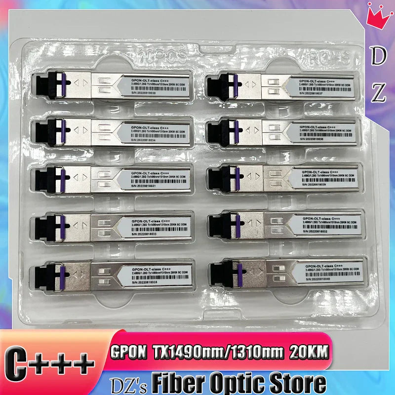 FTTH GBIC Optical Fiber Module SC GPON OLT