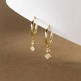 WANTME 925 Sterling Silver Luxury Zircon Statement Charms