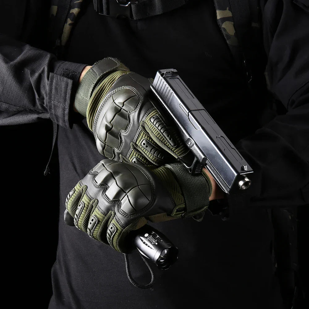 Full Finger Tactical Army Gloves Military Paintball Shooting