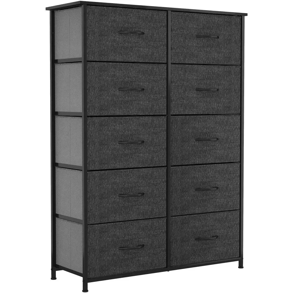 10 Drawers Dresser Fabric Storage Tower Cabinet Bin