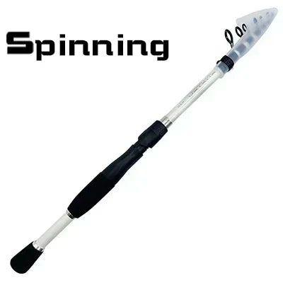 1.6m-2.4m Telescopic Fishing Rods Proable Short Travel Spinning