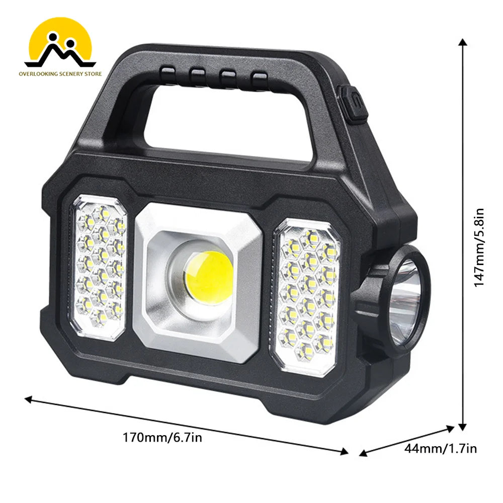 Solar Lantern Super Bright Solar LED Camping Flashlight