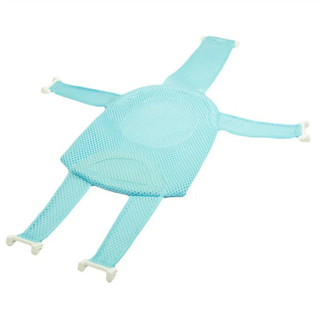 Baby Adjustable Infant Cross Shaped Slippery Bath Net