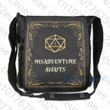 Funny Graphic print Misadventure Awaits D20 Dice Tabletop