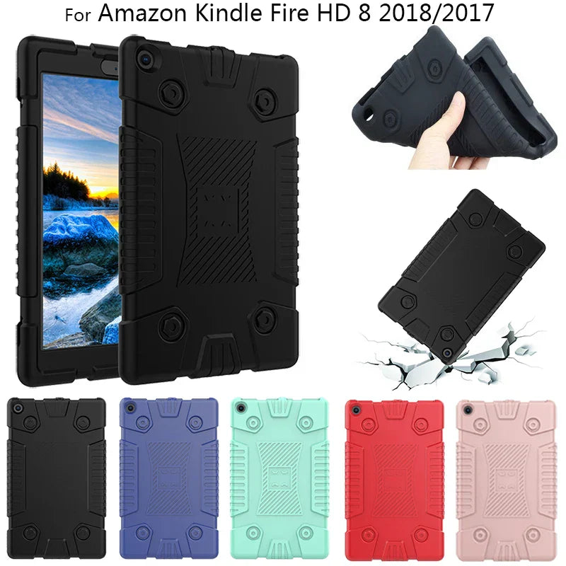 Soft TPU Tablet Case For Amazon Kindle Fire
