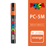 39 Colors Uni Posca PC-5M Paint Marker,1.8-2.5mm Medium