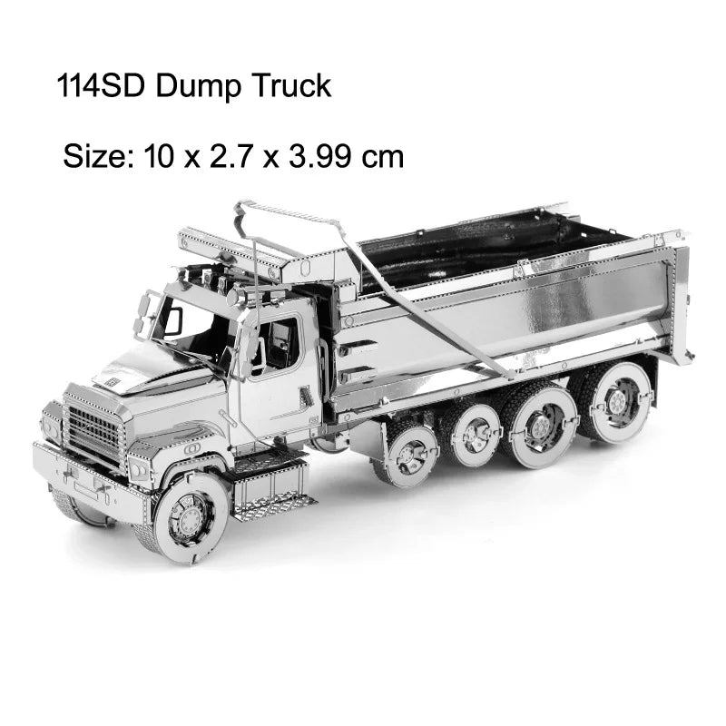 3D Metal Puzzles DIY Assembly Model Engineering Vehicle