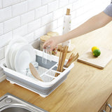 1PC - Foldable Bowl Butterfly Rack Drain Rack