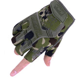 Tactical Military Gloves Half Finger Paintball Airsoft Shot