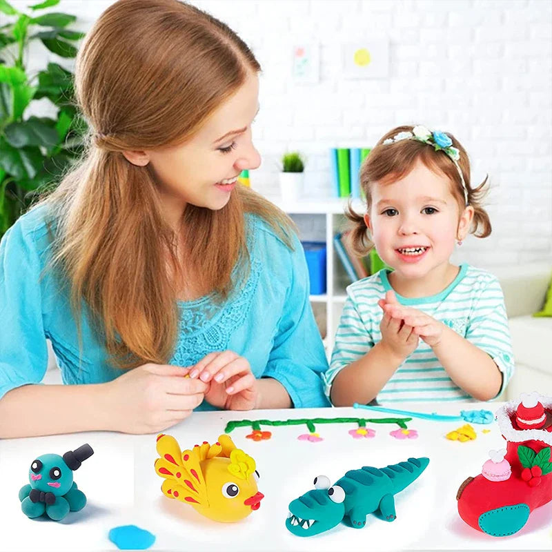 36 Colors Air Dry Plasticine Modeling Clay for