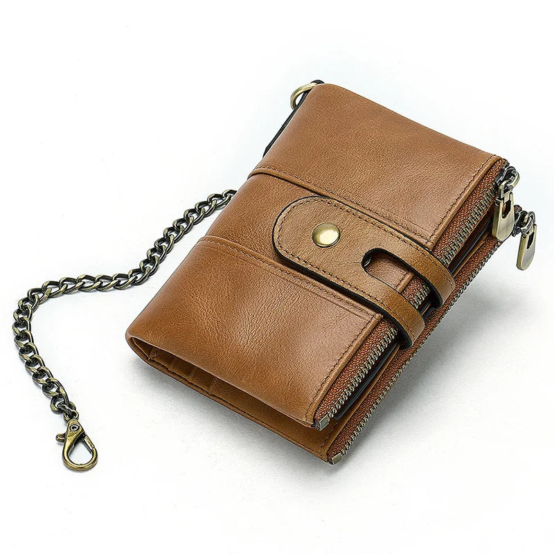2024 Men’s RFID Genuine Leather Wallet