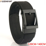 TUSHI New 140CM Hard Tactical Belt for Men