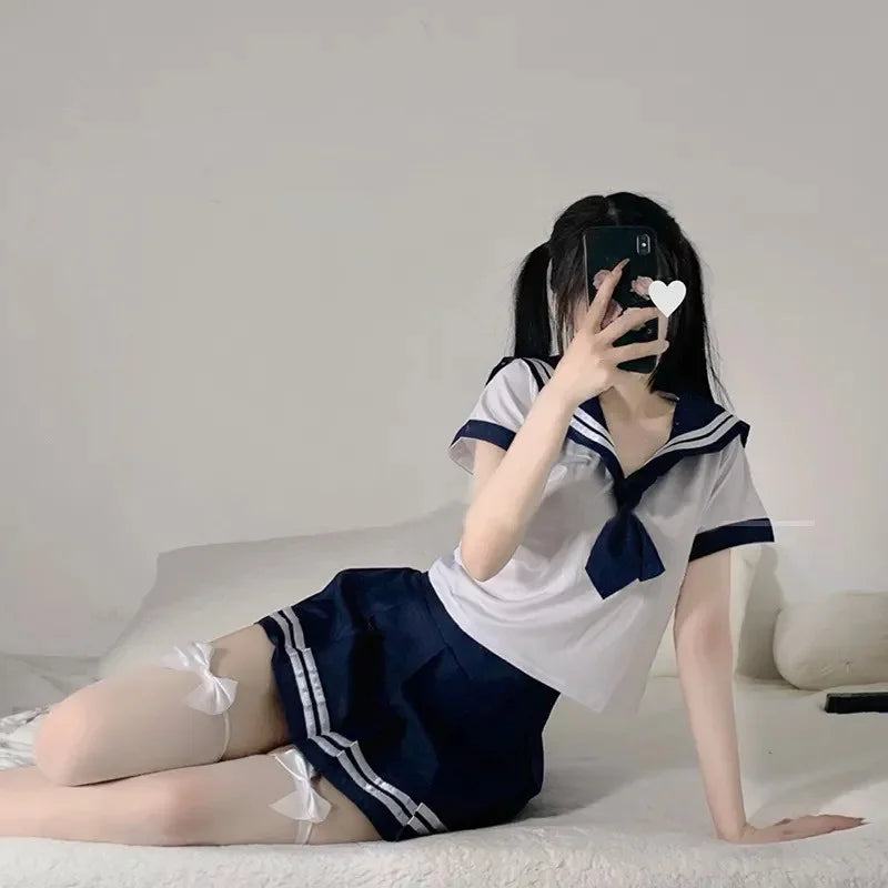 Japanese Campus Sexy Lingerie Student Motion Uniform Cosplay