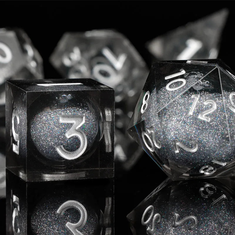 Sharp Edge Dice Dungeons and Dragons liquid core