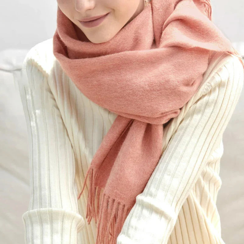 Solidlove Wool Winter Scarf Women Scarves Adult Scarves