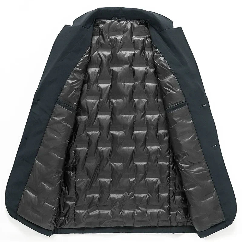 2023 High-End Men's Slim Fit Cashmere Blazer – Lapel Down Jacket