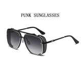 Vintage Steampunk Sunglasses Men Punk Oversized Sunglasses Women