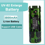 Baofeng UV-82 Battery 2800/3800/4200 mAh Enlarge for Walkie