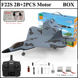 New F22S 2.4G 4CH 3D6G RC Airplane Raptor