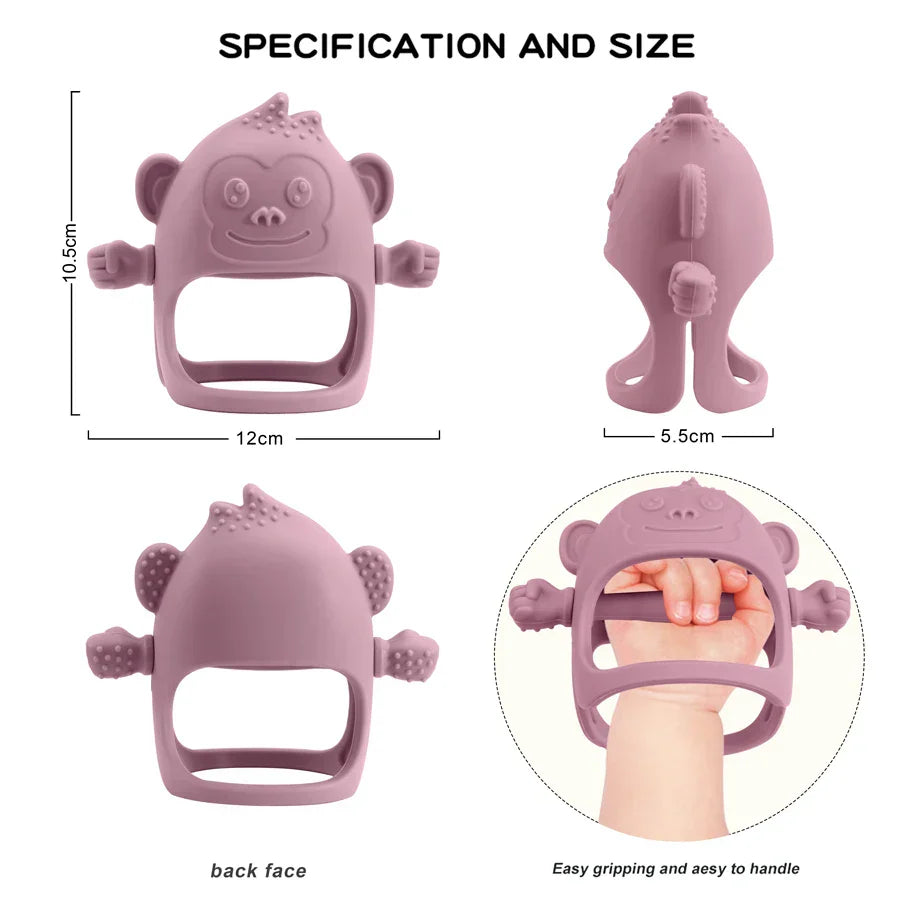 1PC Baby Silicone Teether Toy BPA Free Infant