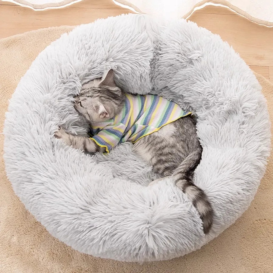 Round Warm Small Sleeping Cats Nest Blankets Habitats